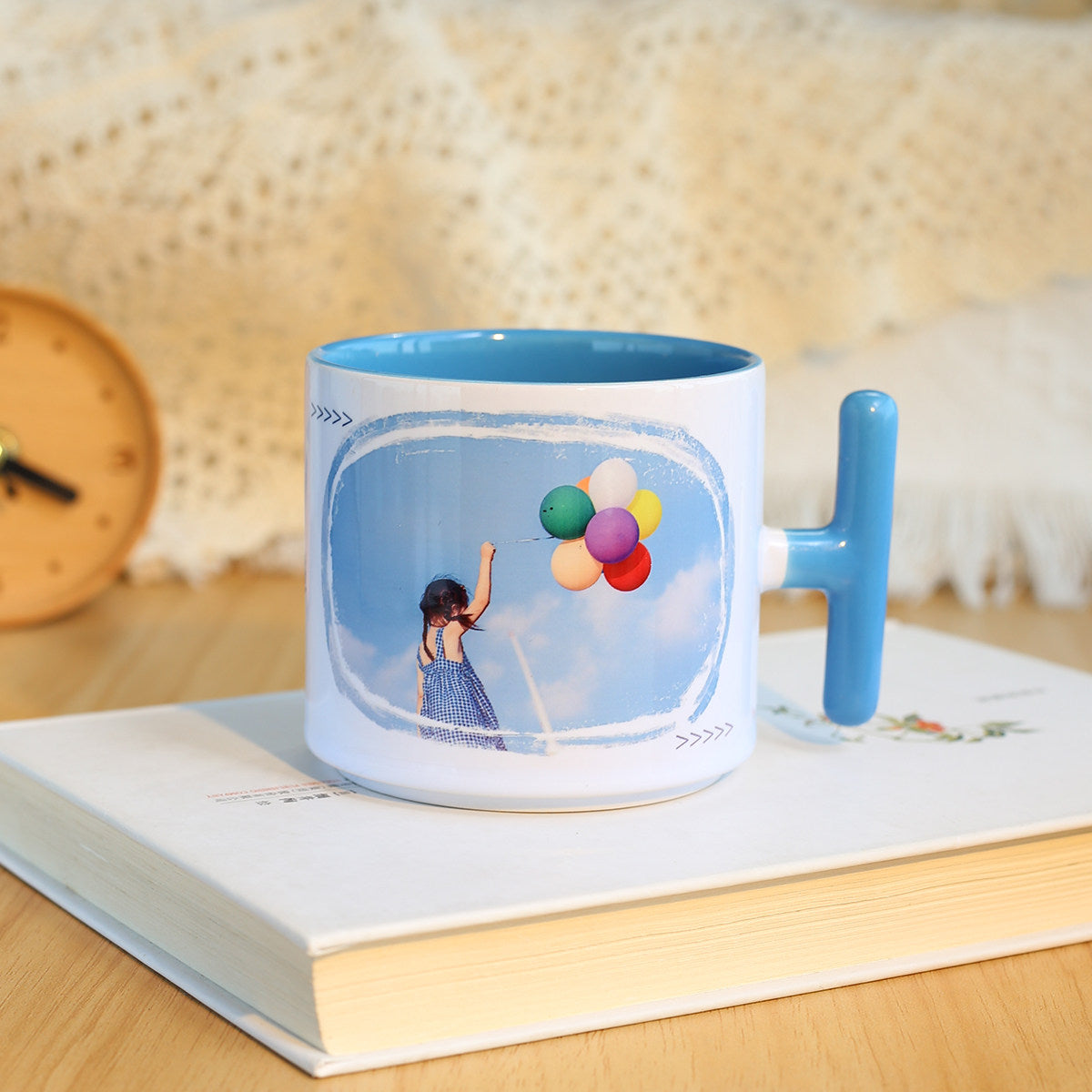 Custom Photo Ceramic Mug - Small Size Kids Gift, Graduation Souvenir, Birthday Party Favor