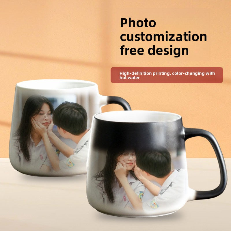 Color Change  DIY Photo  PersonalizedText Coffee Mug