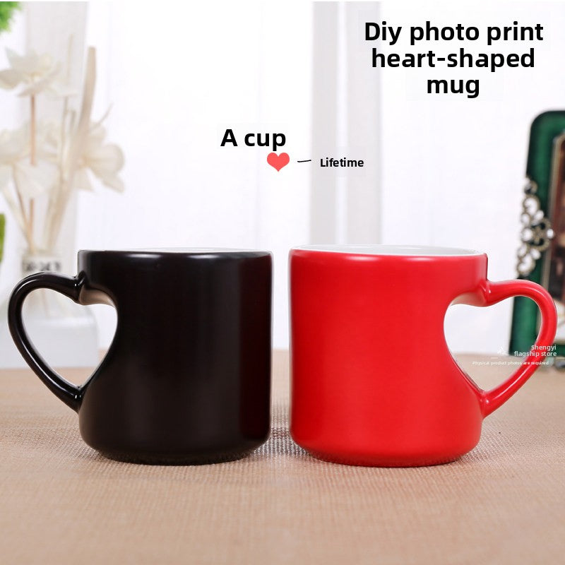 Color Changing Mug - Custom Photo Ceramic Cup (DIY Print Your Own Image)