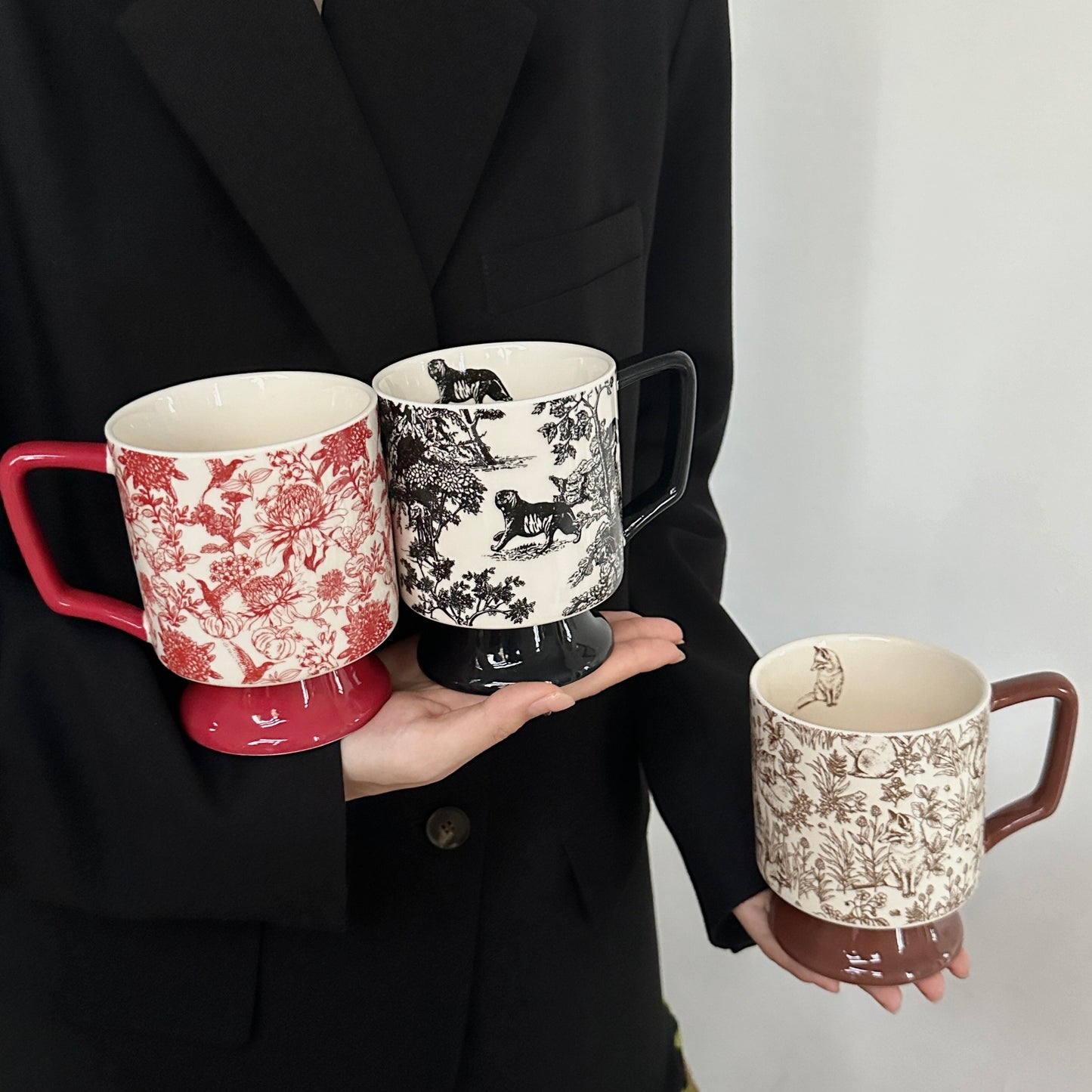 Premium Coffee Cup and Saucer Set - The Perfect Birthday Gift for Women, Men, or Teachers