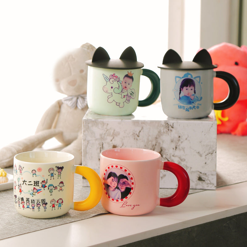 Custom Mug - Personalized Ceramic Coffee Cup with Logo, Photo or Text, Creative Gift Idea (Send Your Own Design)
