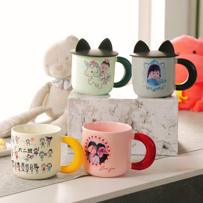 Custom Mug - Personalized Ceramic Coffee Cup with Logo, Photo or Text, Creative Gift Idea (Send Your Own Design)