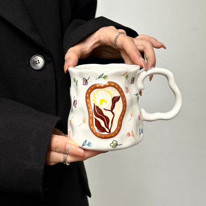 Exquisite & Aesthetic Ceramic Coffee Mug - The Perfect Birthday Gift for Girls and Best Friends