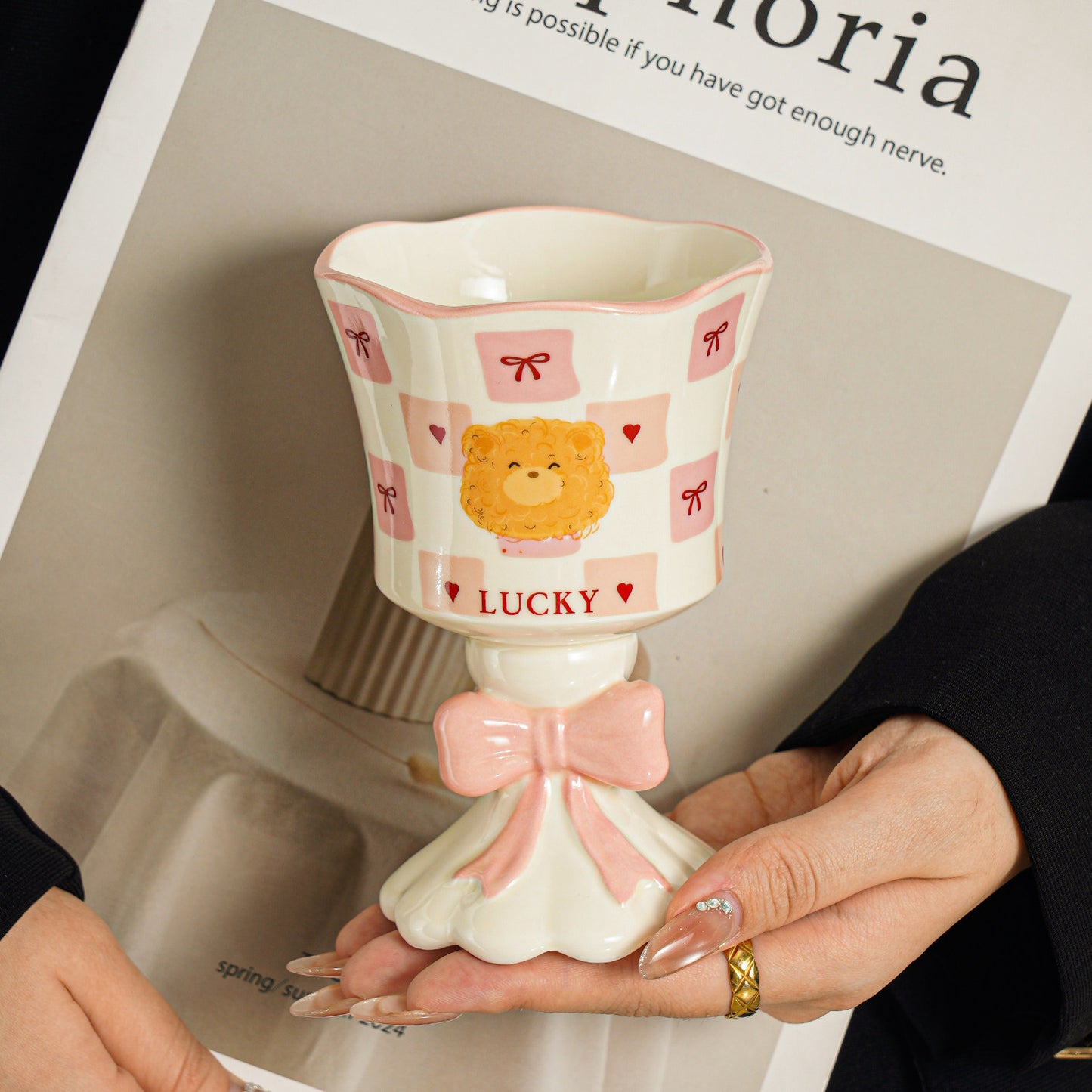 Exquisite & Aesthetic Ceramic Coffee Mug - The Perfect Birthday Gift for Girls and Best Friends