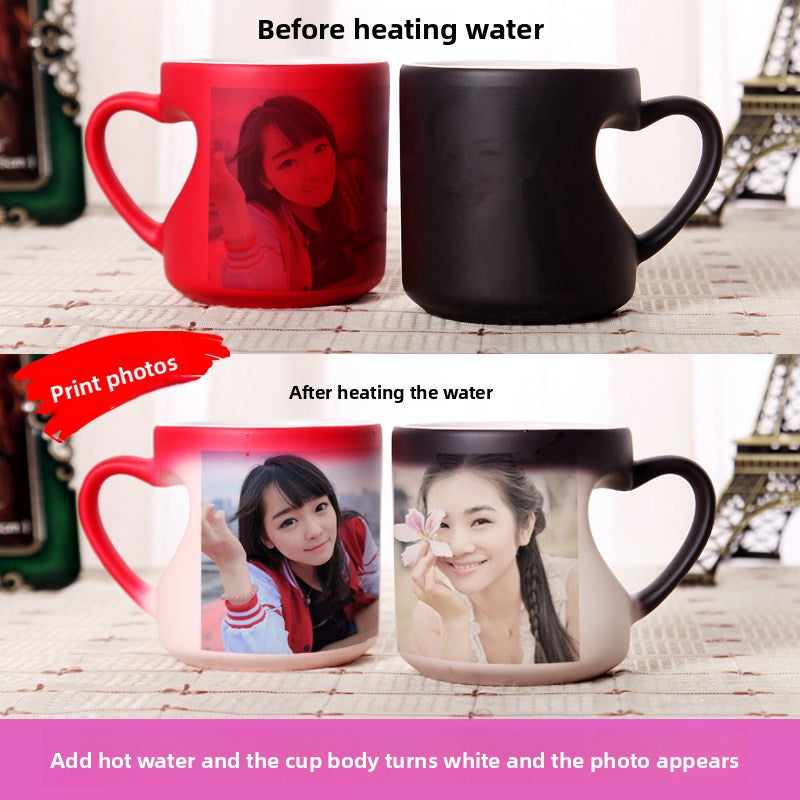 Color Changing Mug - Custom Photo Ceramic Cup (DIY Print Your Own Image)