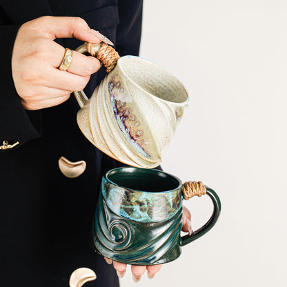 Premium  Mug Set - Elegant Vintage Ceramic Coffee Cup