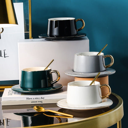 Modern Ceramic Coffee Mugs Custom Engraving Available