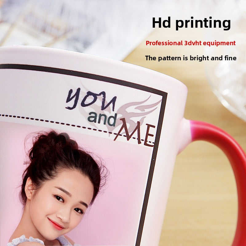 Color Changing Mug - Custom Photo Ceramic Cup (DIY Print Your Own Image)
