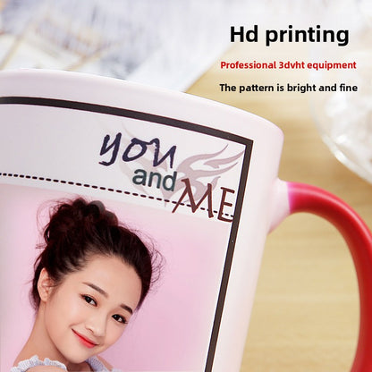 Color Changing Mug - Custom Photo Ceramic Cup (DIY Print Your Own Image)