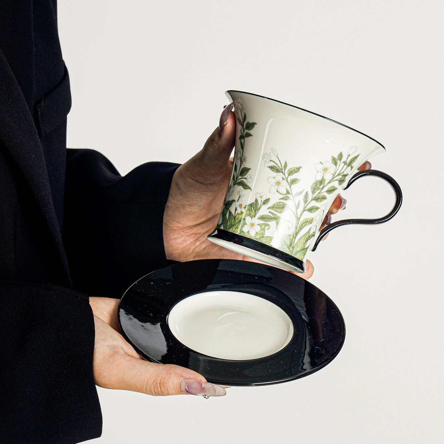 Premium Coffee Cup and Saucer Set - The Perfect Birthday Gift for Women, Men, or Teachers