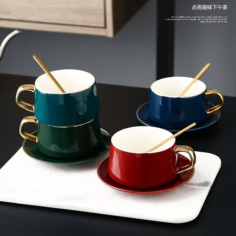 Modern Ceramic Coffee Mugs Custom Engraving Available