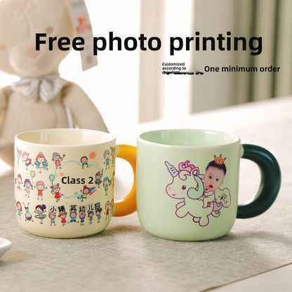 Custom Mug - Personalized Ceramic Coffee Cup with Logo, Photo or Text, Creative Gift Idea (Send Your Own Design)