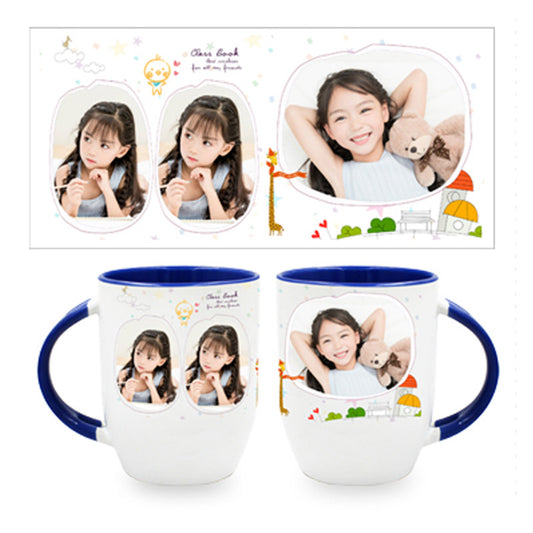 Creative DIY Custom Mug, Personalized Photo/Logo Ceramic Coffee Cup, Gift for Men Women, Birthday Holiday Souvenir