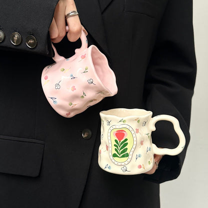 Exquisite & Aesthetic Ceramic Coffee Mug - The Perfect Birthday Gift for Girls and Best Friends