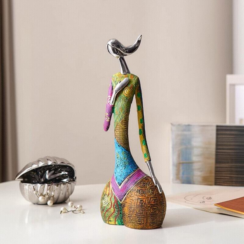 Nordic Abstract Art Sculpture - Luxury Creative Home Decor for Living Room, Foyer, Bar Cabinet & Office Desk