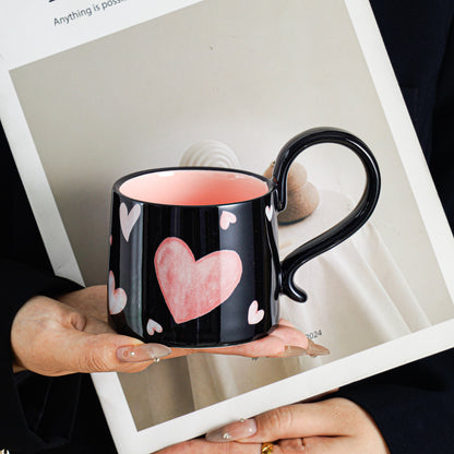 Sophisticated Ceramic Coffee Cup and Saucer Set