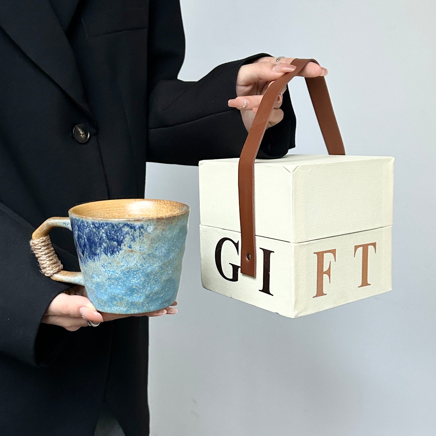 Exquisite & Aesthetic Ceramic Coffee Mug - Versatile Milk Cup, The Perfect Birthday Gift for Men & Women