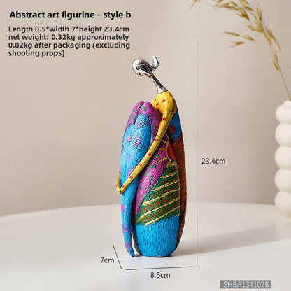 Nordic Abstract Art Sculpture - Luxury Creative Home Decor for Living Room, Foyer, Bar Cabinet & Office Desk