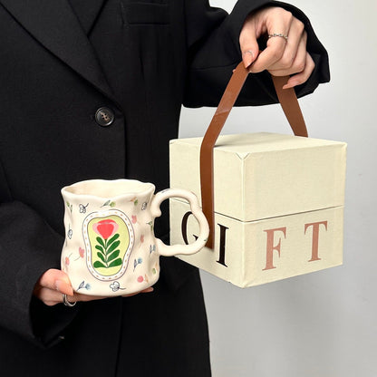 Exquisite & Aesthetic Ceramic Coffee Mug - The Perfect Birthday Gift for Girls and Best Friends