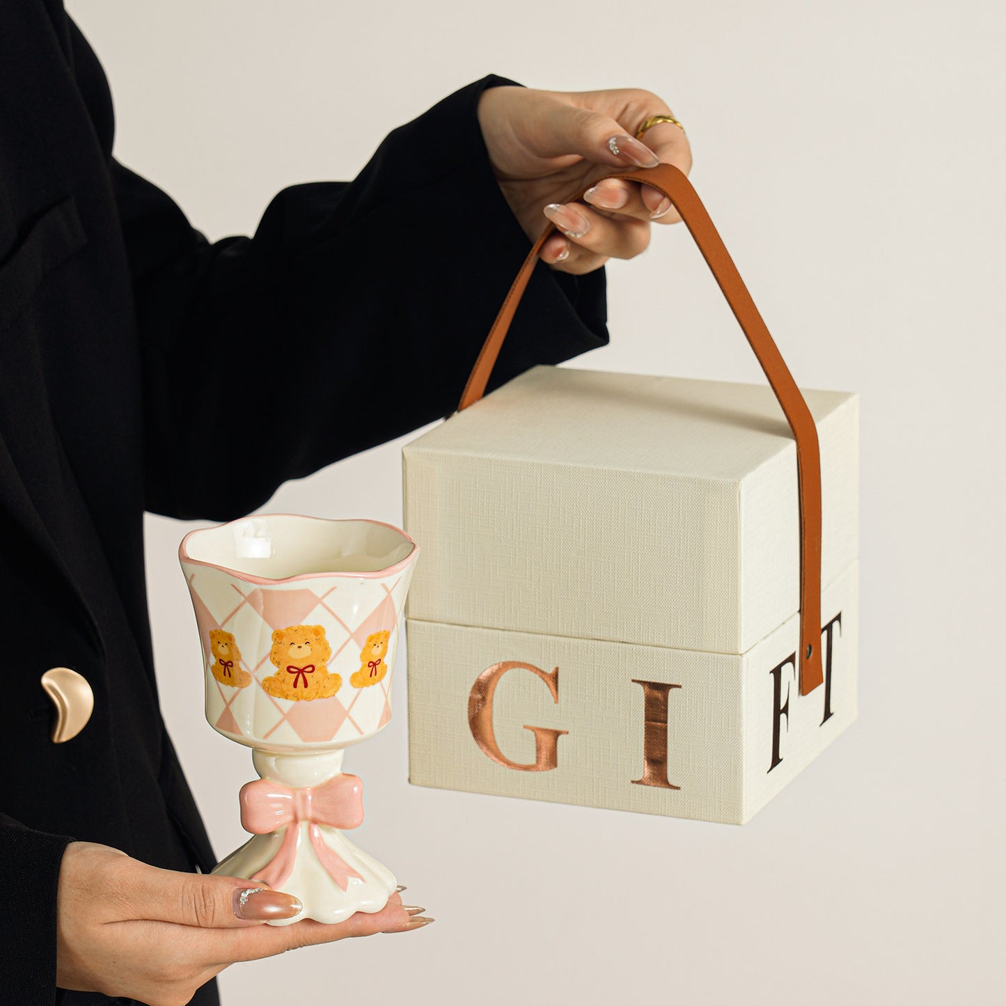 Exquisite & Aesthetic Ceramic Coffee Mug - The Perfect Birthday Gift for Girls and Best Friends