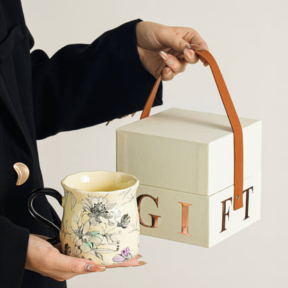 Ceramic Coffee Mug - Stylish Cup for Girls