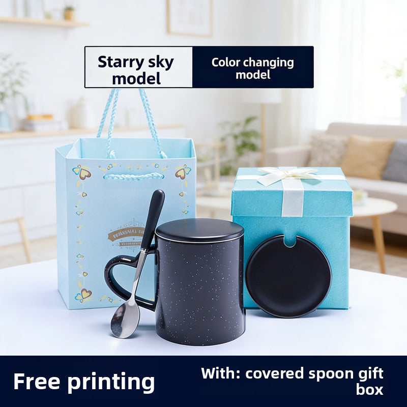 Heat-Activated Color Change Mug - Custom Photo Ceramic Cup, Personalized Gift for Men & Women